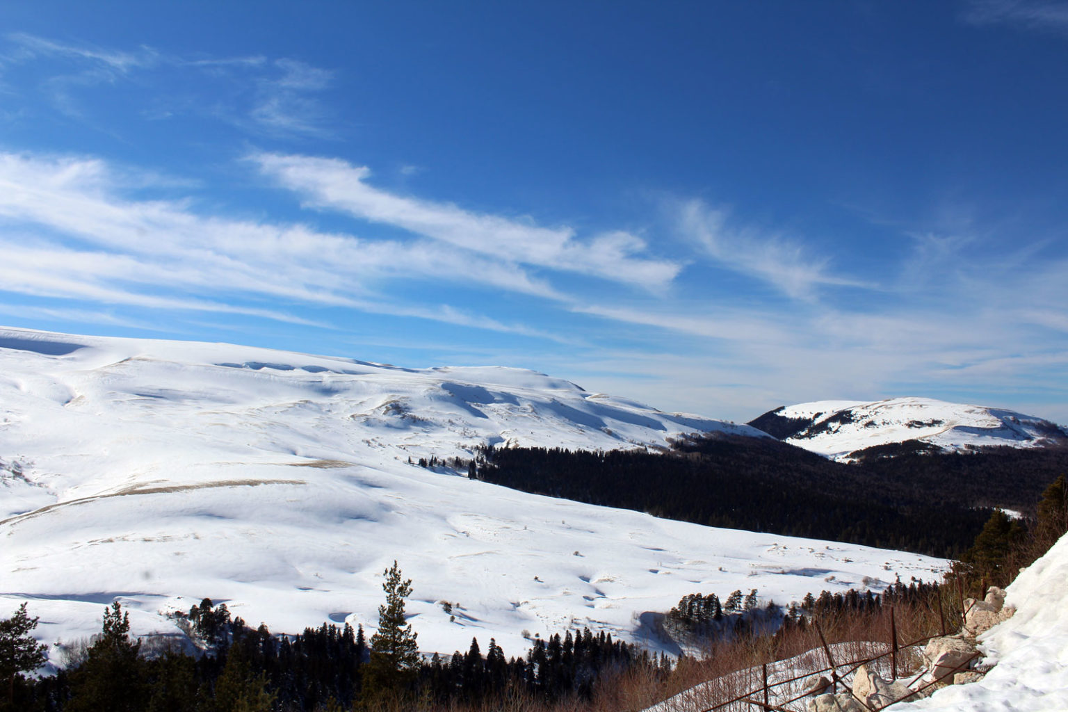 Плато Лагонаки лыжи