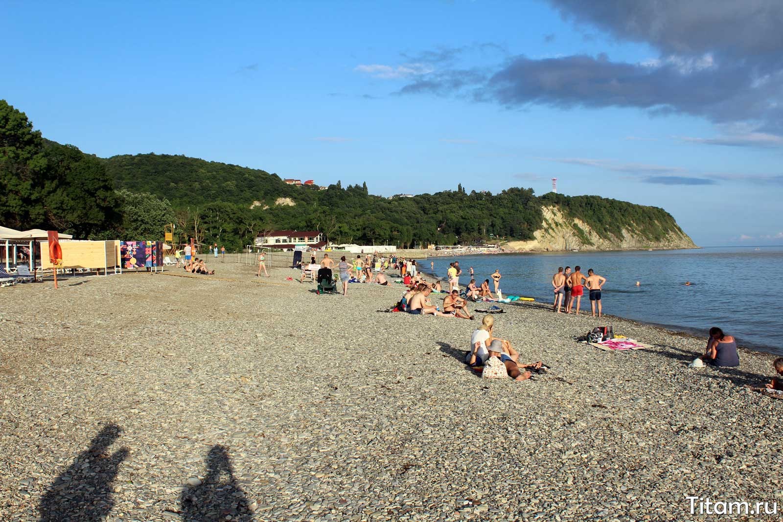 Село Криница. Пляж