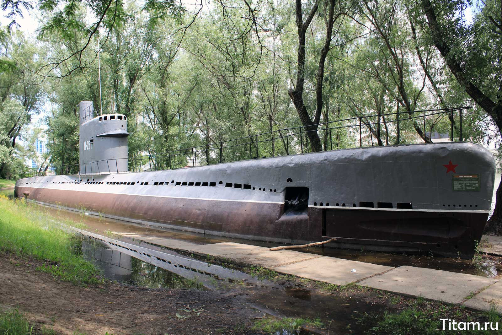 Подводная лодка М-261 на Затоне