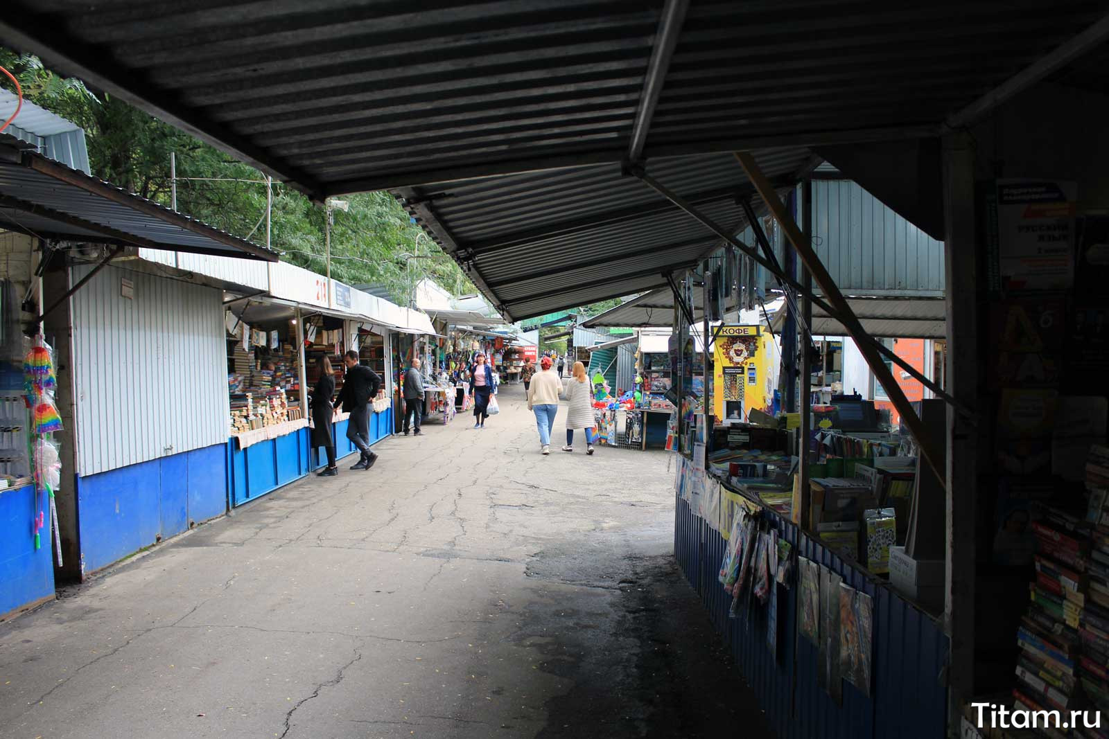 Книжный рынок в Чистяковской роще