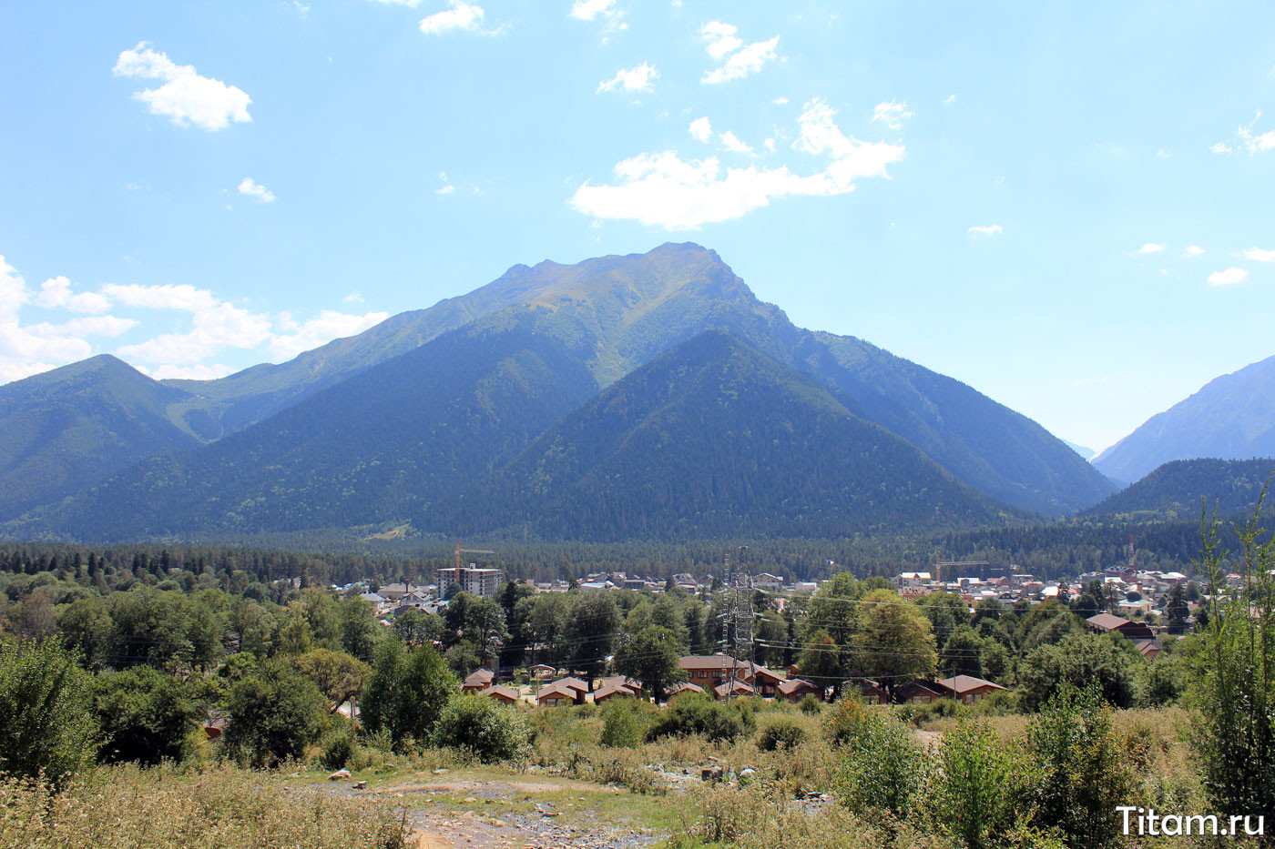 Панорама на Архыз от Баритового