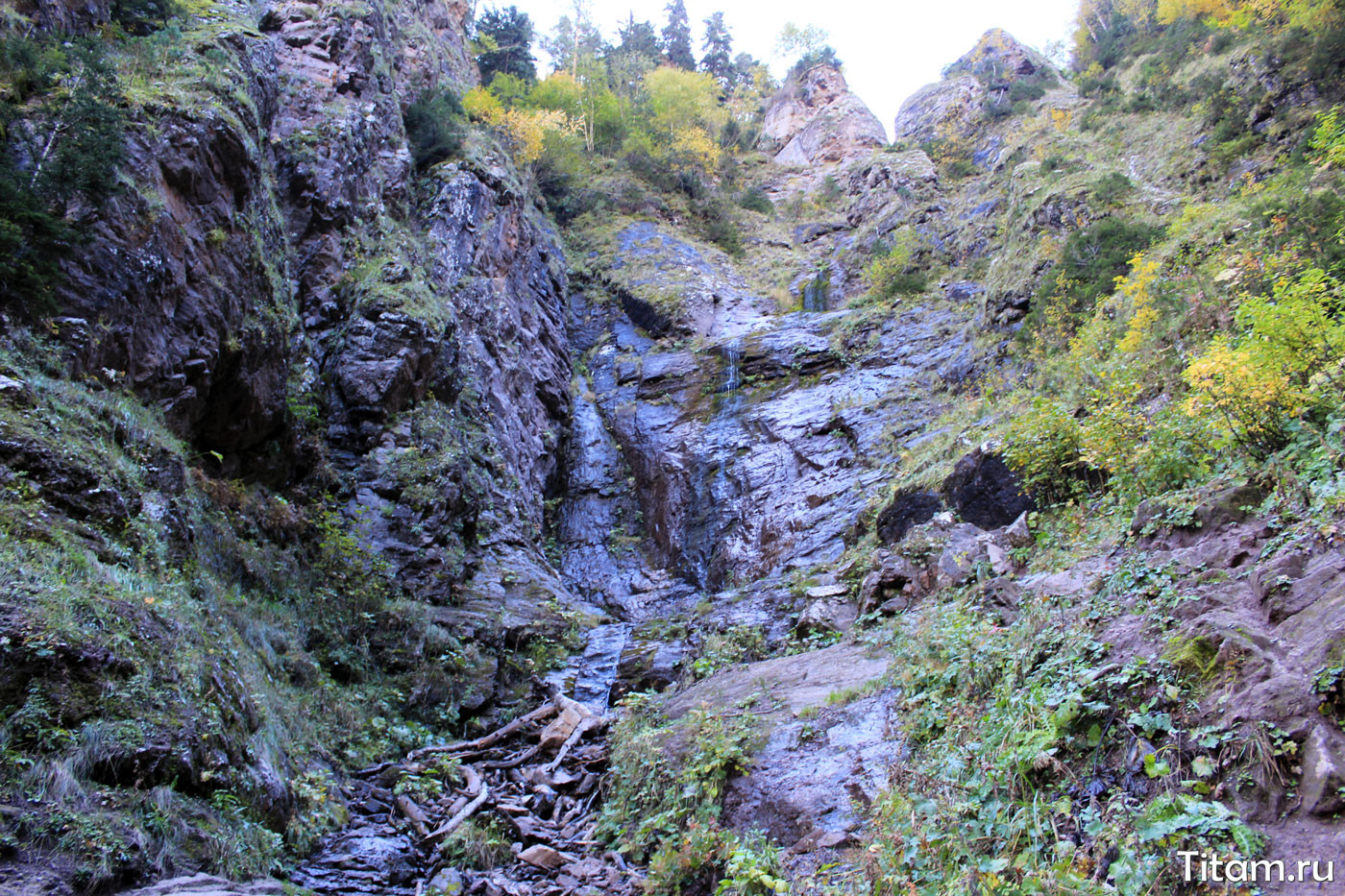 Водопад Казачий в Архызе