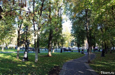 Сквер Дружбы в Краснодаре Сквер Дружбы в Краснодаре